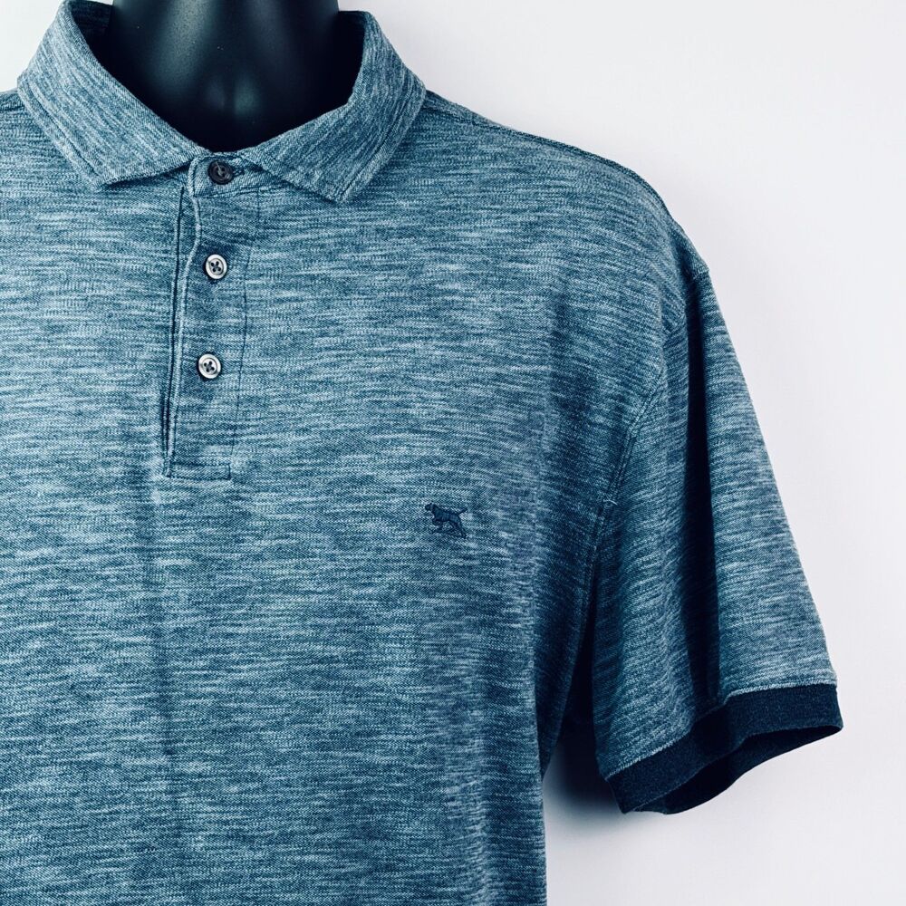Rodd & Gunn Blue Heather Polo Shirt 2XL